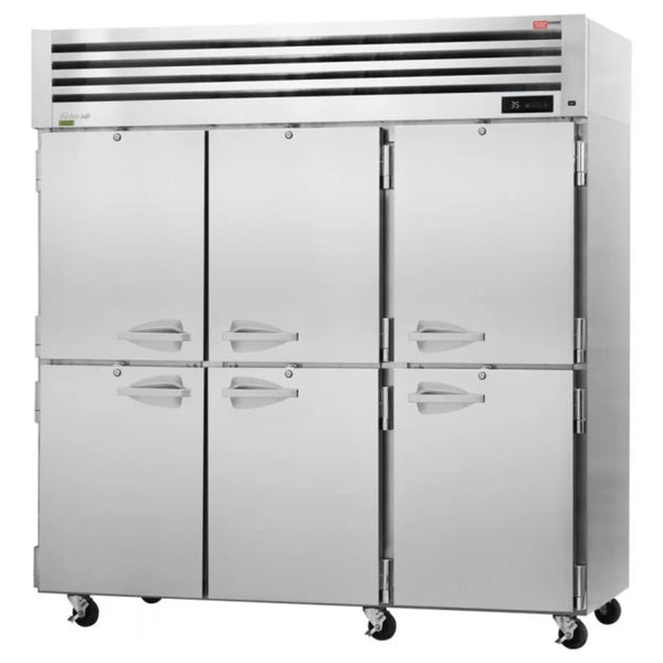 Turbo Air PRO-77-6F-N 77-3/4" 3 Section Top Mount Reach-In Freezer, 74.66-cu. ft., 115v/60/1