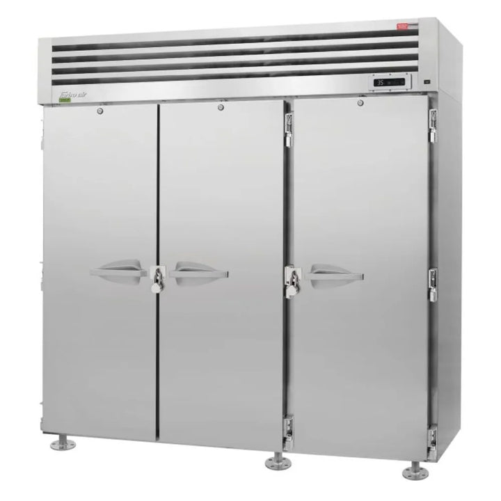 Turbo Air PRO-77R-N-CRT 77-3/4 3 Section Top Mount Reach-In Refrigerator, 75.06 cu. Ft. - Correction Version, 115V/60/1