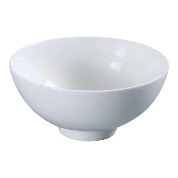 Yanco PS-007 Piscataway 4.5" Round Rice Bowl, White Porcelain, 8.5oz - Pack of 48