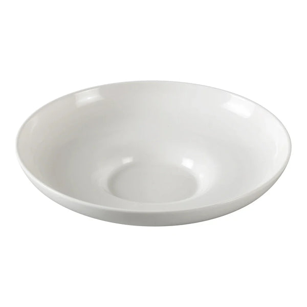 Yanco PS-1108 Piscataway 10" Round Salad Bowl, White Porcelain, 32oz - Pack of 12