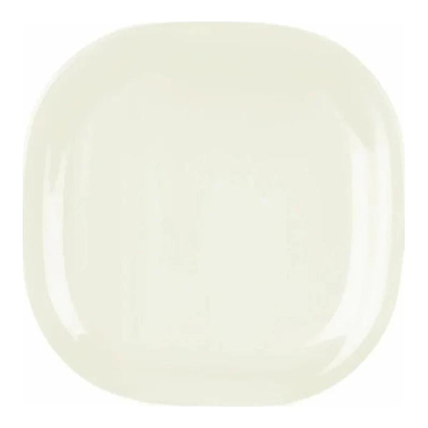 Thunder Group PS3008V 8-1/4" x 8-1/4" Melamine Round Square Plate Passion Pearl