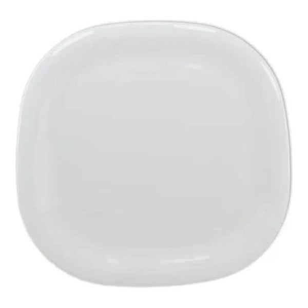 Thunder Group PS3010W 11" x 11" Melamine Round Square Plate Passion White