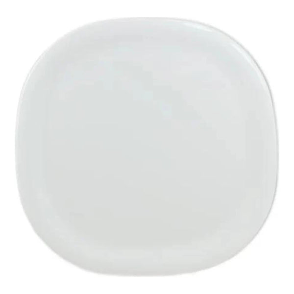 Thunder Group PS3014W 14" x 14" Melamine Round Square Plate Passion White