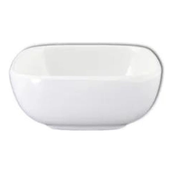 Thunder Group PS3103W 5 oz Melamine Round Square Bowl Passion White