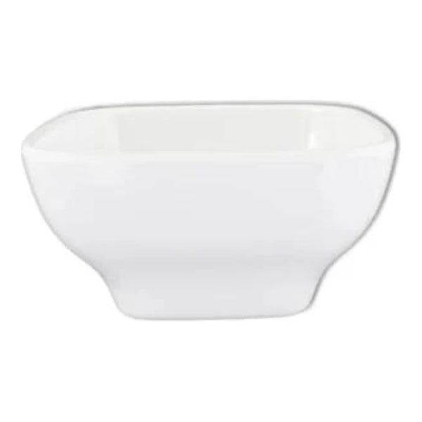 Thunder Group PS3106W 20 oz Melamine Round Square Bowl Passion White