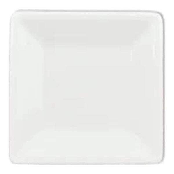 Thunder Group PS3204W 4" x 4" Melamine Passion White Square Plate