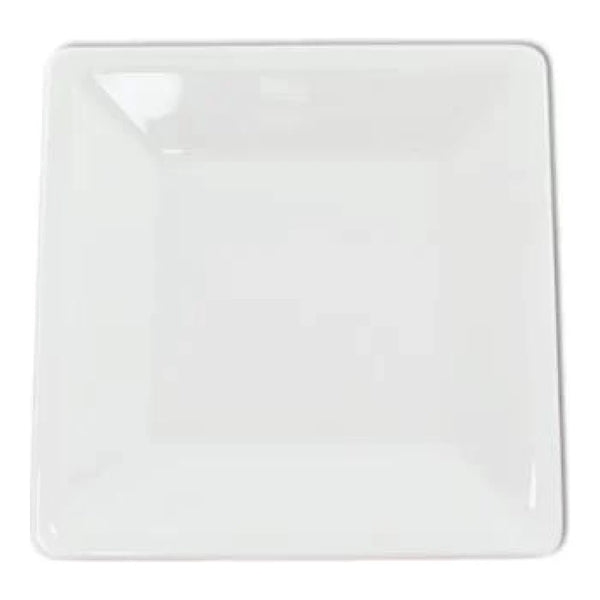 Thunder Group PS3208W 8-1/4" x 8-1/4" Melamine Passion White Square Plate