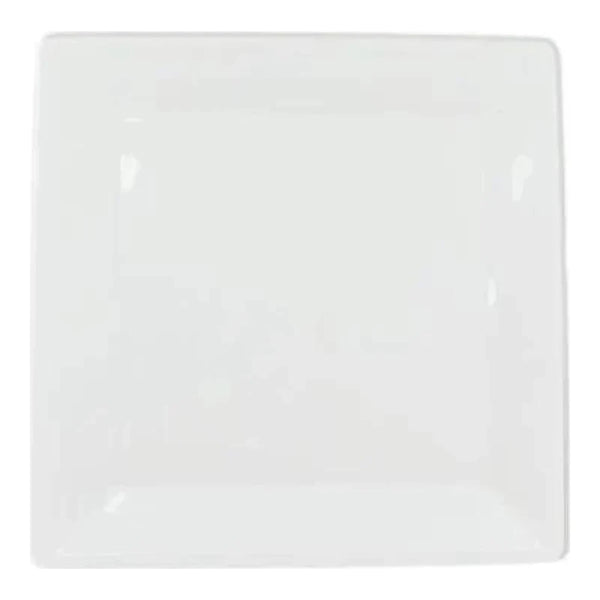 Thunder Group PS3214W 13-3/4" x 13-3/4" Melamine Passion White Square Plate