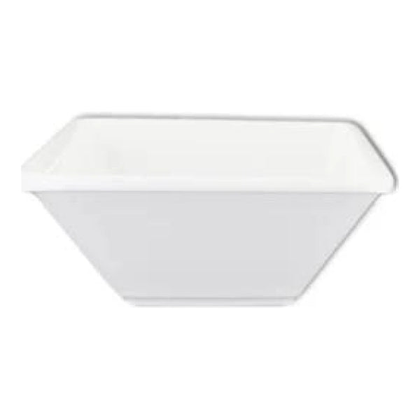 Thunder Group PS5005W 11 oz Melamine Passion White Square Bowl