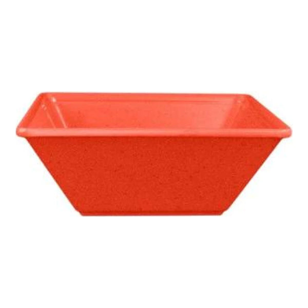 Thunder Group PS5006RD 23 oz Melamine Passion Red Square Bowl