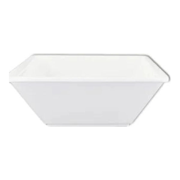 Thunder Group PS5006W 23 oz Melamine Passion White Square Bowl