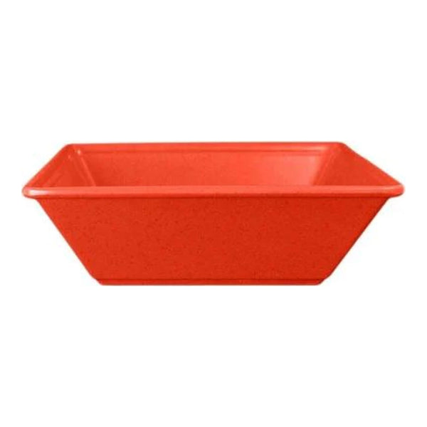 Thunder Group PS5008RD 52 oz Melamine Passion Red Square Bowl