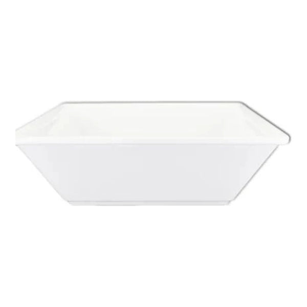 Thunder Group PS5008W 52 oz Melamine Passion White Square Bowl