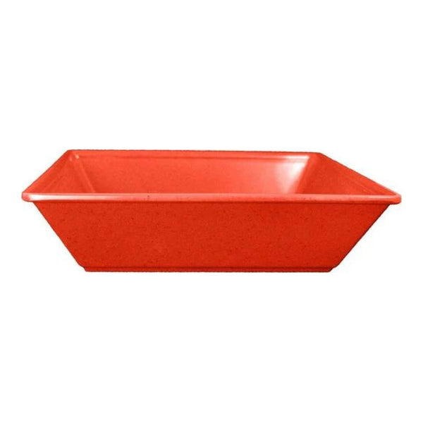 Thunder Group PS5010RD 80 oz Melamine Passion Red Square Bowl