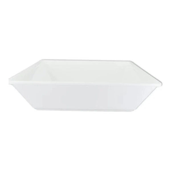 Thunder Group PS5010W 80 oz Melamine Passion White Square Bowl