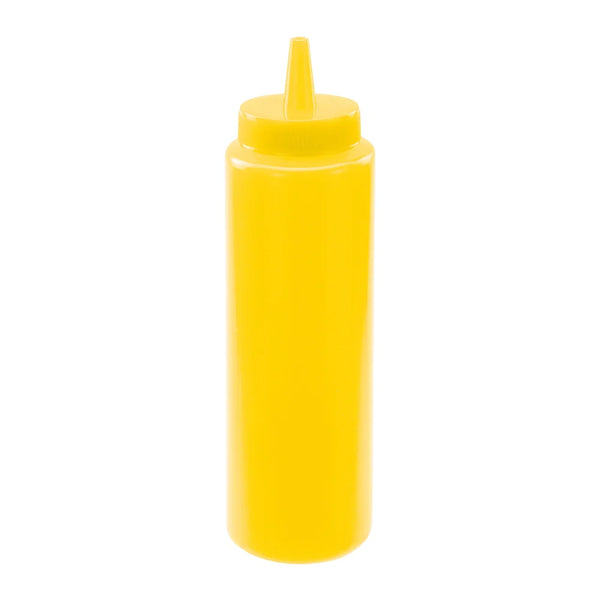 Winco PSB-08Y 8oz Squeeze Bottles, Yellow, 6pcs/pk