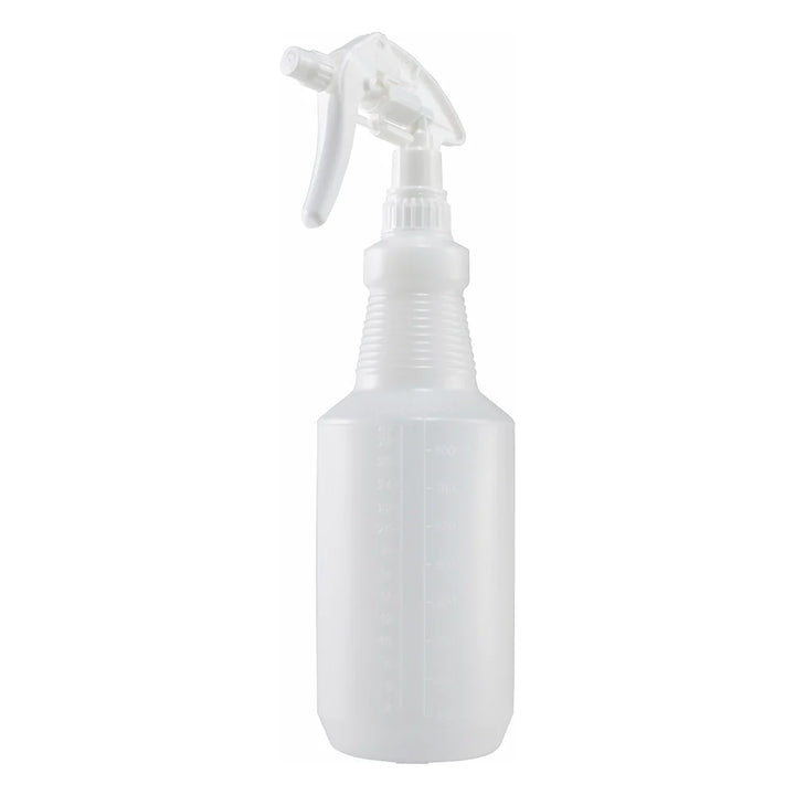 Winco PSR-9W White Plastic Spray Bottle, 28 Oz