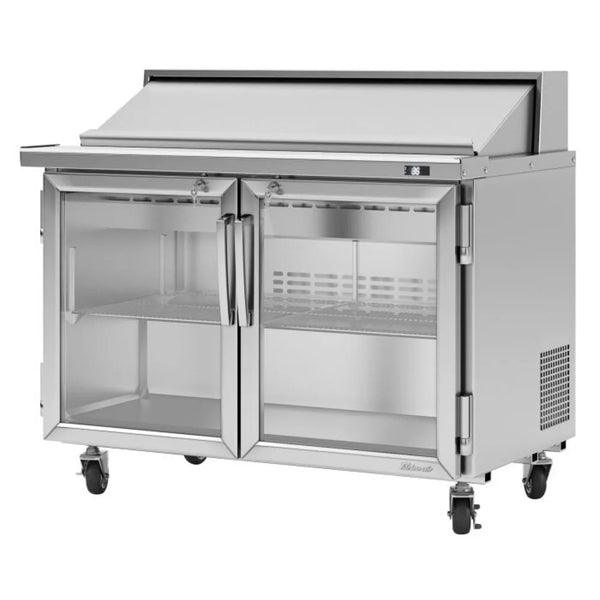 Turbo Air PST-48-G-N 48.25" 2 Section Sandwich/Salad Unit, 12 cu. Ft., 115/60/1