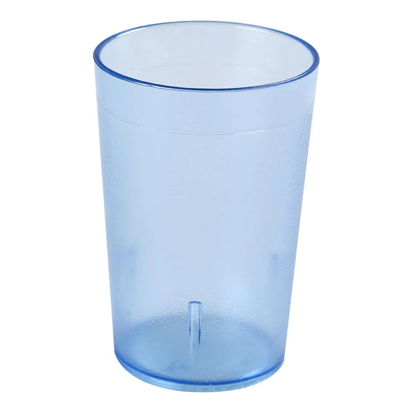 Yanco PT-008B 8 Oz Plastic Blue Tumbler, Pack of 72