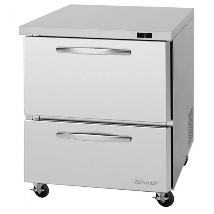 Turbo Air PUF-28-D2-N 27-1/2" 1 Section Pro Series Undercounter Freezer, 6.8 cu. Ft., 115/60/1