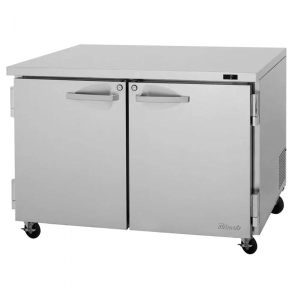 Turbo Air PUF-48-N 48-1/4" 2 Section Pro Series Undercounter Freezer, 12.2 cu. Ft., 115/60/1
