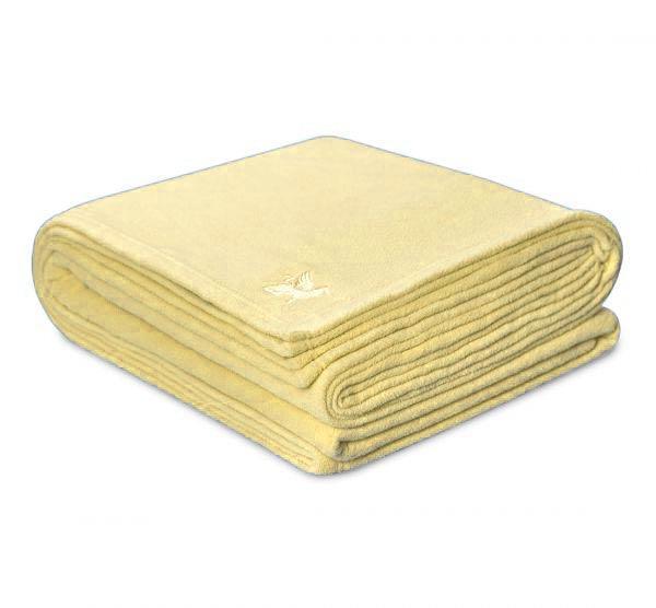 Polar Fleece Microplush Blanket Vanilla 108 x 90 - King