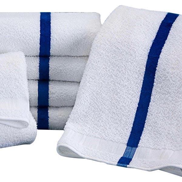 Pool Towel Blue Center Stripe 5.75 Lbs