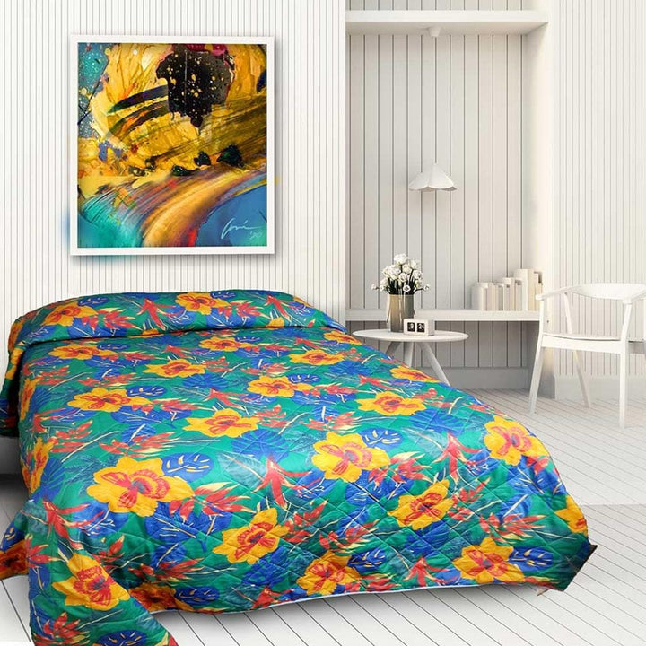 Printed Bed Spreads Tropical Kiwi 81 x 110 - Twin