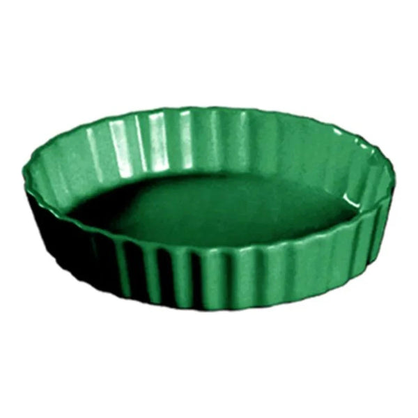 CAC China QCD-5-G Round Quiche Dish Green 5.5oz 5" Case of 24 Pcs