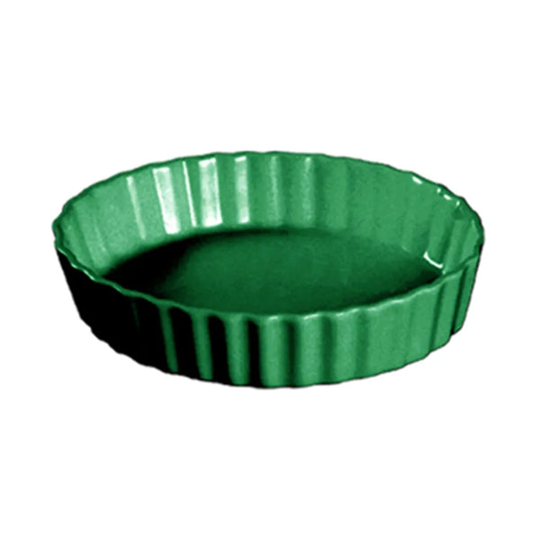 CAC China QCD-5-G Round Quiche Dish Green 5.5oz 5" Case of 24 Pcs