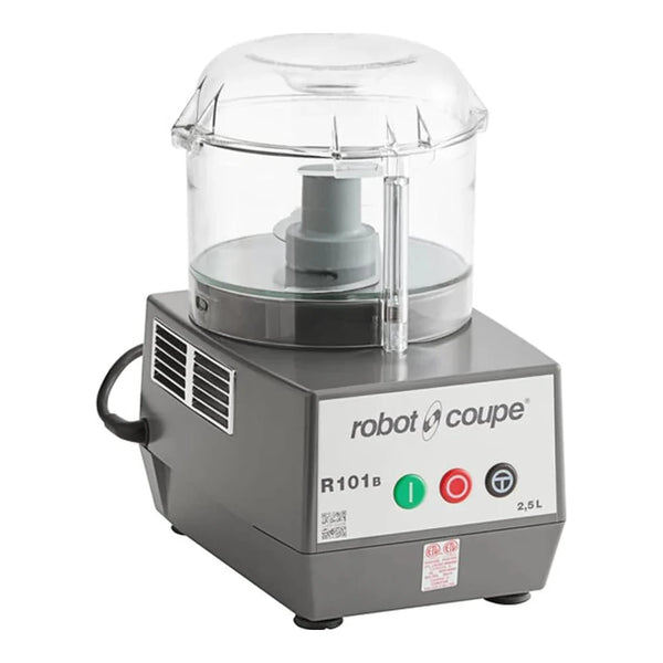 Robot Coupe R101BCLR Clear Batch Bowl Food Processor, 120 Volts, 3/4 hp, 2.4 L