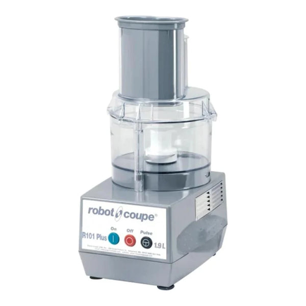 Robot Coupe R101PPLUS 1.9 L Batch Bowl Food Processor with Prep Lid Chute & 5 Discs - 3/4 hp