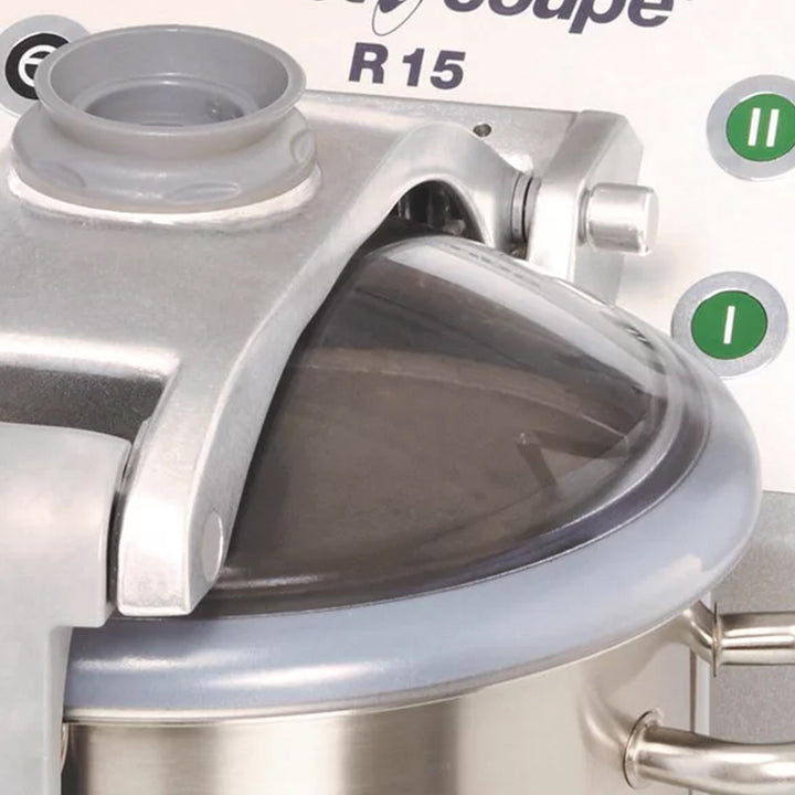 Robot Coupe R15 2-Speed Stainless Steel Batch Bowl Food Processor, 240V, 4 1/2 hp, 15 L 2