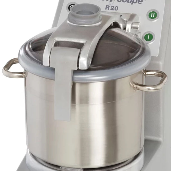 Robot Coupe R20  2-Speed Stainless Steel Batch Bowl Food Processor, 240V, 5 1/2 hp, 20 L 2