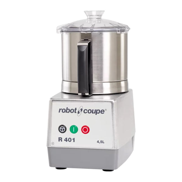 Robot Coupe R401B Stainless Steel Batch Bowl Food Processor, 120 V, 1 1/2 hp, 4.5 L