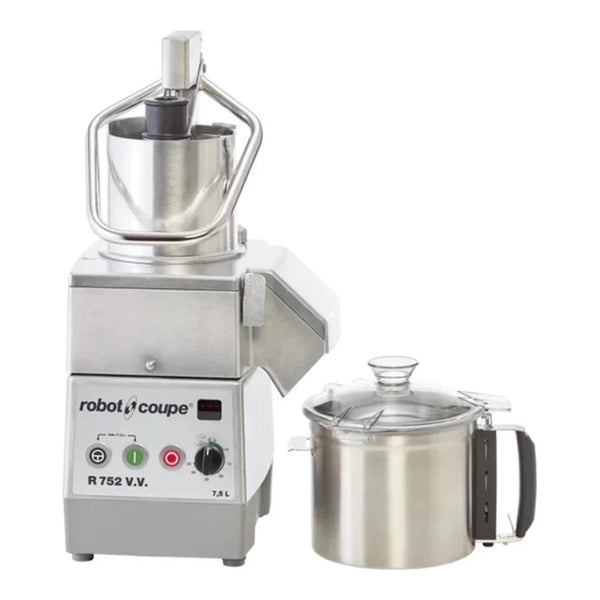 Robot Coupe R752VV 7.5 L Food Processor with Cutter Bowl and Vegetable Prep, 120 V, 2 hp