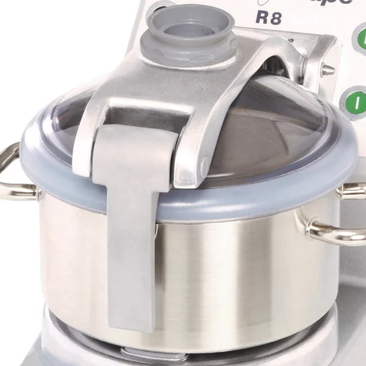 Robot Coupe R8 2 2-Speed Stainless Steel Batch Bowl Food Processor, 240 V, 3 hp, 8 L 2