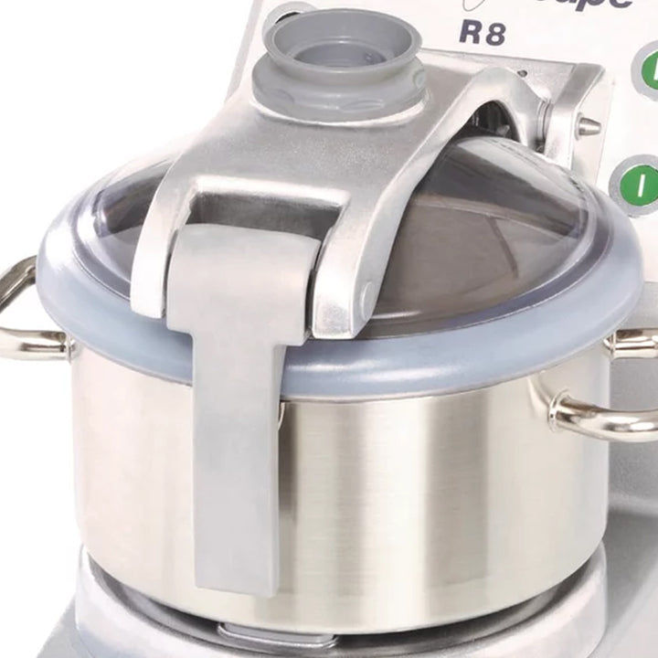 Robot Coupe R8U 2-Speed Stainless Steel Batch Bowl Food Processor with Mini Bowl - 240V, 3 hp, 8 L 2