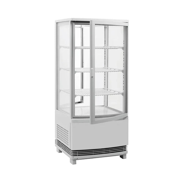 CAC China RFCS-39WT White Refrigerated Display Case, 17 x 17 x 39"