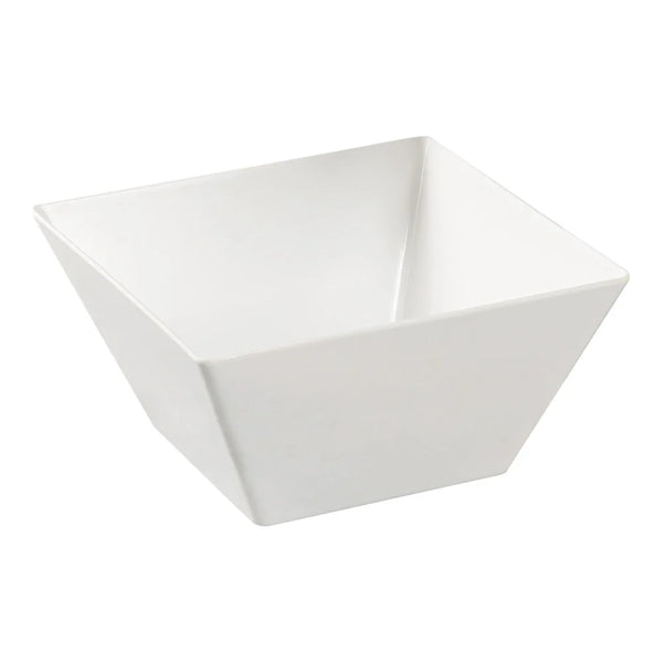 Yanco RM-405 18 Oz White Melamine Square Rome Bowl, Pack of 48