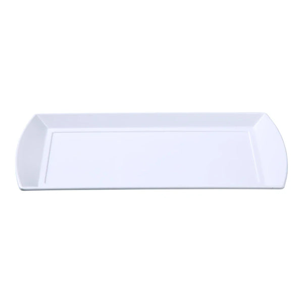 Yanco RM-4407 6 1/2? White Melamine Rome Rectangular Plate, Pack of 24