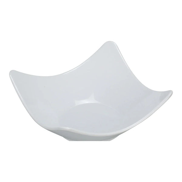 Yanco RM-503 3.5 Oz White Melamine Square Rome Salad Bowl, Pack of 72