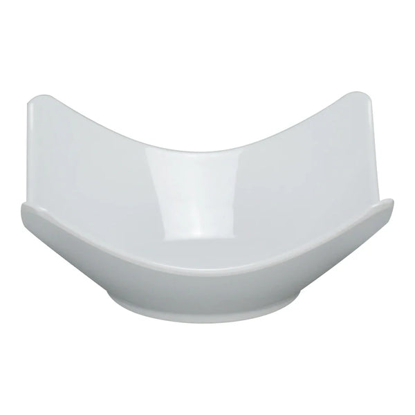 Yanco RM-506 12 Oz White Melamine Square Rome Salad Bowl, Pack of 48