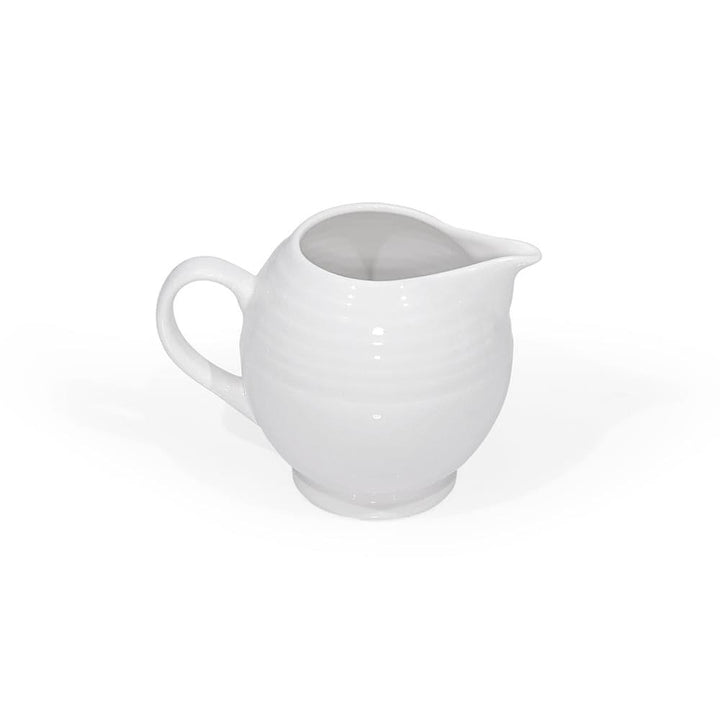 Furtino England Row 25cl/8.5oz White Porcelain Jug/Creamer, Pack of 6