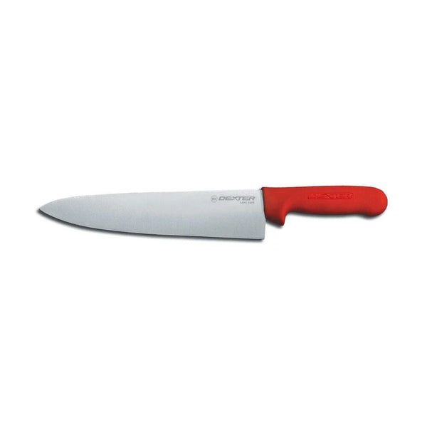 Dexter RussellS145-10R-PCP Sani-Safe 10" Cooks Knife, Red Handle - 12433R