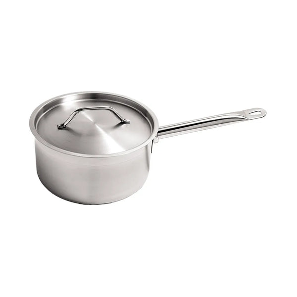 CAC China S3AP-2 Saucepan SS W/ Lid 2QT /Each