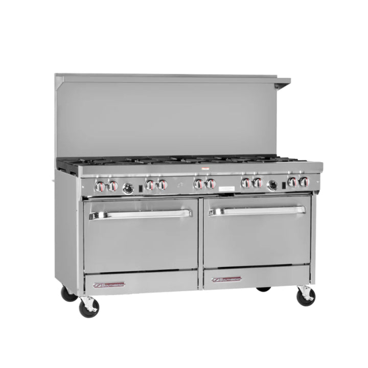 Southbend S60AA S-Series 60” Gas Range 10 Non-Clog Burners With Convection Ovens – , 350000 BTU