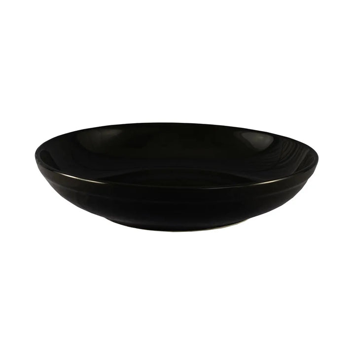 CAC China SAL-2-BLK Salad Pasta Bowl Black 48oz 10 1/2" Case of 12 Pcs