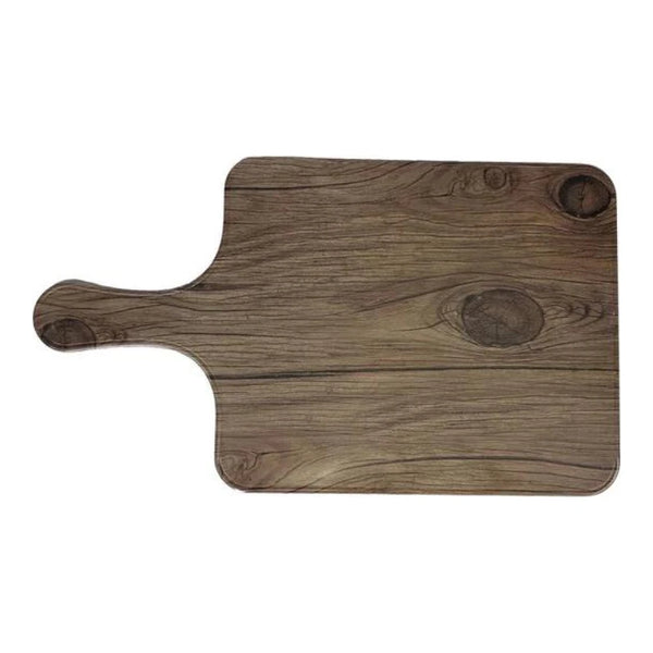 Thunder Group SB608S 8-7/8" x 7-1/2" x 1/2" Melamine Faux Wood Serving Board