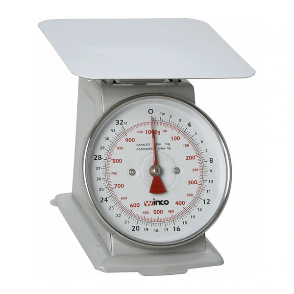 Winco SCAL-62 2 Lbs Receiving Scale, 6.5" Dial